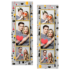 Dzień policjanta z szarym tłem + pojazdy i ludzie - Paski 15x5cm model 108 - Thumbnail Image 1