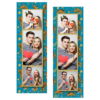 Dzień Tygrysa z niebieskim tłem + zwierzęta i kolaż - Paski 15x5cm model 108 - Thumbnail Image 1