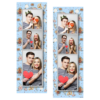 Fotobudka na weselu z błękitnym tłem + obrączki i kwiaty - Paski 15x5cm model 109 - Thumbnail Image 3
