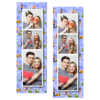 Dzień bez komórki z niebieskim tłem + ludzie i chmury - Paski 15x5cm model 109 - Thumbnail Image 5
