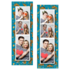 Dzień Tygrysa z niebieskim tłem + zwierzęta i kolaż - Paski 15x5cm model 109 - Thumbnail Image 5