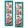 Dzień Tygrysa z niebieskim tłem + zwierzęta i kolaż - Paski 15x5cm model 109 - Thumbnail Image 6