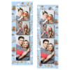 Fotobudka na weselu z błękitnym tłem + obrączki i kwiaty - Paski 15x5cm model 109 - Thumbnail Image 7