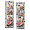 Dzień policjanta z szarym tłem + pojazdy i ludzie - Paski 15x5cm model 109 - Thumbnail Image 8