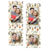 Dzień Bezpiecznego Kierowcy z białym tłem + ludzie i światła - Paski 15x5cm model 110 - Thumbnail Image 1