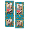 Dzień Tygrysa z niebieskim tłem + zwierzęta i kolaż - Paski 15x5cm model 110 - Thumbnail Image 1