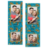 Dzień Tygrysa z niebieskim tłem + zwierzęta i kolaż - Paski 15x5cm model 110 - Thumbnail Image 2