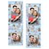 Fotobudka na weselu z błękitnym tłem + obrączki i kwiaty - Paski 15x5cm model 110 - Thumbnail Image 3