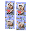Dzień bez komórki z niebieskim tłem + ludzie i chmury - Paski 15x5cm model 110 - Thumbnail Image 6