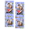 Dzień bez komórki z niebieskim tłem + ludzie i chmury - Paski 15x5cm model 110 - Thumbnail Image 7