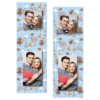Fotobudka na weselu z błękitnym tłem + obrączki i kwiaty - Paski 15x5cm model 111 - Thumbnail Image 7