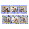Dzień bez komórki z niebieskim tłem + ludzie i chmury - Paski 5x15cm model 202 - Thumbnail Image 1