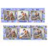 Dzień bez komórki z niebieskim tłem + ludzie i chmury - Paski 5x15cm model 202 - Thumbnail Image 2