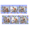 Dzień bez komórki z niebieskim tłem + ludzie i chmury - Paski 5x15cm model 202 - Thumbnail Image 3