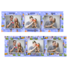 Dzień bez komórki z niebieskim tłem + ludzie i chmury - Paski 5x15cm model 202 - Thumbnail Image 4