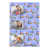Dzień bez komórki z niebieskim tłem + ludzie i chmury - Pocztówka 15x10cm model 302 - Thumbnail Image 2