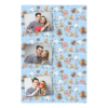 Fotobudka na weselu z błękitnym tłem + obrączki i kwiaty - Pocztówka 15x10cm model 302 - Thumbnail Image 1