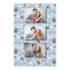 Fotobudka na weselu z błękitnym tłem + obrączki i kwiaty - Pocztówka 15x10cm model 306 - Thumbnail Image 1