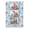 Fotobudka na weselu z błękitnym tłem + obrączki i kwiaty - Pocztówka 15x10cm model 306 - Thumbnail Image 2