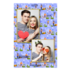 Dzień bez komórki z niebieskim tłem + ludzie i chmury - Pocztówka 15x10cm model 307 - Thumbnail Image 2
