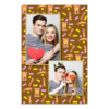 Dzień Papieru z brązowym tłem + dzieci i kolaż - Pocztówka 15x10cm model 307 - Thumbnail Image 1