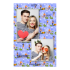 Dzień bez komórki z niebieskim tłem + ludzie i chmury - Pocztówka 15x10cm model 307 - Thumbnail Image 4
