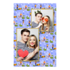 Dzień bez komórki z niebieskim tłem + ludzie i chmury - Pocztówka 15x10cm model 308 - Thumbnail Image 1
