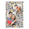 Dzień policjanta z szarym tłem + pojazdy i ludzie - Pocztówka 15x10cm model 308 - Thumbnail Image 1