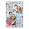 Fotobudka na weselu z błękitnym tłem + obrączki i kwiaty - Pocztówka 15x10cm model 308 - Thumbnail Image 8