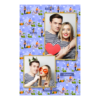 Dzień bez komórki z niebieskim tłem + ludzie i chmury - Pocztówka 15x10cm model 309 - Thumbnail Image 2