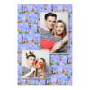 Dzień bez komórki z niebieskim tłem + ludzie i chmury - Pocztówka 15x10cm model 309 - Thumbnail Image 3