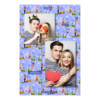 Dzień bez komórki z niebieskim tłem + ludzie i chmury - Pocztówka 15x10cm model 310 - Thumbnail Image 8