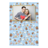 Fotobudka na weselu z błękitnym tłem + obrączki i kwiaty - Pocztówka 15x10cm model 311 - Thumbnail Image 1