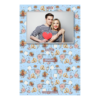 Fotobudka na weselu z błękitnym tłem + obrączki i kwiaty - Pocztówka 15x10cm model 311 - Thumbnail Image 4