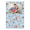 Fotobudka na weselu z błękitnym tłem + obrączki i kwiaty - Pocztówka 15x10cm model 312 - Thumbnail Image 2
