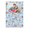 Fotobudka na weselu z błękitnym tłem + obrączki i kwiaty - Pocztówka 15x10cm model 312 - Thumbnail Image 6