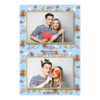 Fotobudka na weselu z błękitnym tłem + obrączki i kwiaty - Pocztówka 15x10cm model 313 - Thumbnail Image 2