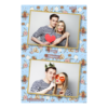 Fotobudka na weselu z błękitnym tłem + obrączki i kwiaty - Pocztówka 15x10cm model 314 - Thumbnail Image 2
