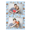 Fotobudka na weselu z błękitnym tłem + obrączki i kwiaty - Pocztówka 15x10cm model 314 - Thumbnail Image 3