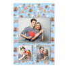 Fotobudka na weselu z błękitnym tłem + obrączki i kwiaty - Pocztówka 15x10cm model 316 - Thumbnail Image 3