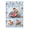 Fotobudka na weselu z błękitnym tłem + obrączki i kwiaty - Pocztówka 15x10cm model 316 - Thumbnail Image 5