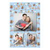 Fotobudka na weselu z błękitnym tłem + obrączki i kwiaty - Pocztówka 15x10cm model 316 - Thumbnail Image 7