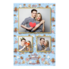 Fotobudka na weselu z błękitnym tłem + obrączki i kwiaty - Pocztówka 15x10cm model 317 - Thumbnail Image 2