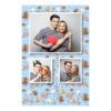 Fotobudka na weselu z błękitnym tłem + obrączki i kwiaty - Pocztówka 15x10cm model 317 - Thumbnail Image 5