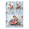 Fotobudka na weselu z błękitnym tłem + obrączki i kwiaty - Pocztówka 15x10cm model 318 - Thumbnail Image 5