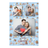 Fotobudka na weselu z błękitnym tłem + obrączki i kwiaty - Pocztówka 15x10cm model 319 - Thumbnail Image 6