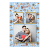 Fotobudka na weselu z błękitnym tłem + obrączki i kwiaty - Pocztówka 15x10cm model 320 - Thumbnail Image 2