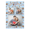 Fotobudka na weselu z błękitnym tłem + obrączki i kwiaty - Pocztówka 15x10cm model 320 - Thumbnail Image 4
