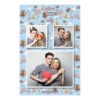 Fotobudka na weselu z błękitnym tłem + obrączki i kwiaty - Pocztówka 15x10cm model 320 - Thumbnail Image 6