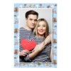 Fotobudka na weselu z błękitnym tłem + obrączki i kwiaty - Pocztówka 15x10cm model 322 - Thumbnail Image 5